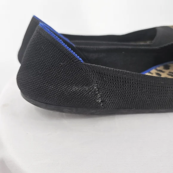 Rothy's Pointed Toe Flats | Black & Gold | Size 11 - Picture 7 of 10